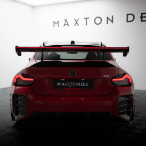[Carbon] Maxton karbon spojler z zgornjim swan montažnim sistemom + LED za BMW M2 G87