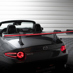 [Carbon] Maxton karbon spojler z zgornjim swan montažnim sistemom + LED za Mazda MX-5 ND (Mk4)