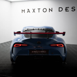 [Carbon] Maxton karbon spojler z zgornjim swan montažnim sistemom + LED za Toyota Supra Mk5