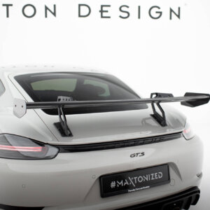 [Carbon] Maxton karbon spojler z zgornjim swan montažnim sistemom V.2 za Porsche 718 Cayman 982c