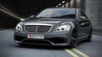 Maxton sprednji odbijač za Mercedes S W221 (look W205)