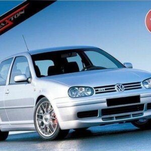 Maxton sprednji splitter 25th Anniversary Look za VW Golf 4