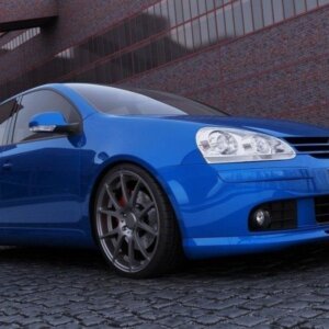 Maxton sprednji splitter Votex Look za VW Golf V