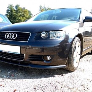 Maxton sprednji splitter za AUDI A3 8P (PREFACE MODEL) 2003-2005