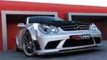 Maxton sprednji splitter za MERCEDES CLK W209 (FOR ME-CLK-209-BLACK-F1 BUMPER)