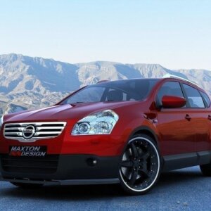 Maxton sprednji splitter za NISSAN QASHQAI (PREFACE)