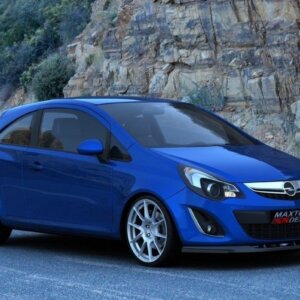 Maxton sprednji splitter za OPEL CORSA D (FACELIFT)