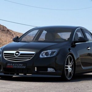 Maxton sprednji splitter za OPEL INSIGNIA MK1 PREFACE MODEL