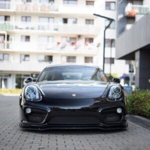 Maxton sprednji splitter V.1 za Porsche Cayman Mk2 981C