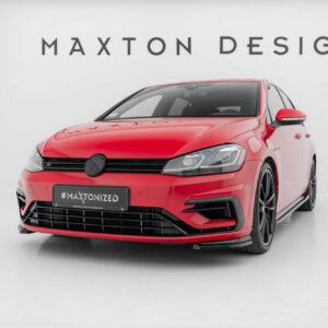 Maxton sprednji stranski difuzorji za Volkswagen Golf R / R-Line Mk7 Facelift