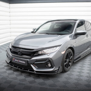 Maxton sprednji splitter + Flaps za Honda Civic Sport Mk 10
