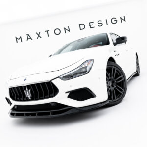 Maxton sprednji splitter za Maserati Ghibli Modena Mk3 Facelift