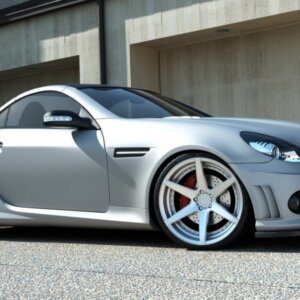 Maxton sprednji splitter za Mercedes SLK R171 (for Me-SLK -r171-AMG204-f1)