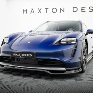 Maxton sprednji splitter za Porsche Taycan Cross Turismo 4S