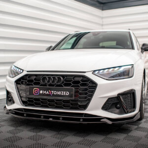 Maxton sprednji splitter V.1 za Audi A4 S-Line / S4 B9 Facelift