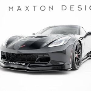Maxton sprednji splitter V.1 za Chevrolet Corvette Stingray / Z06 C7