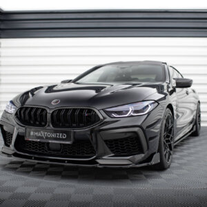 Maxton sprednji splitter V.1 + Flaps za BMW M8 Gran Coupe F93 / Coupe F92