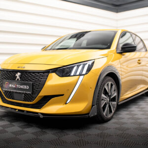Maxton sprednji splitter V.1 + Flaps za Peugeot 208 GT Mk2