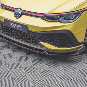Maxton sprednji splitter V.1 + Flaps za Volkswagen Golf GTI Clubsport Mk8