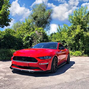 Maxton sprednji splitter V.1 za Ford Mustang Mk. 6 Facelift