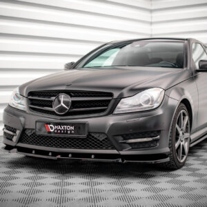 Maxton sprednji splitter V.1 za Mercedes-Benz C Coupe / Sedan / Estate  AMG-Line C204 / W204 Facelift / S204 Facelift
