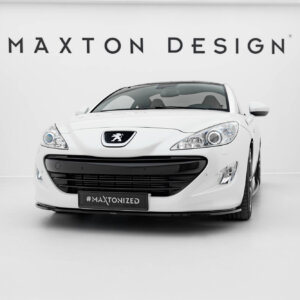 Maxton sprednji splitter V.1 za Peugeot RCZ Mk1