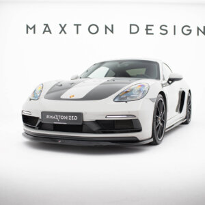 Maxton sprednji splitter V.1 za Porsche 718 Cayman GTS 982c