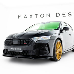 Maxton sprednji splitter V.1 za Skoda Octavia RS Liftback / Combi Mk4 Facelift