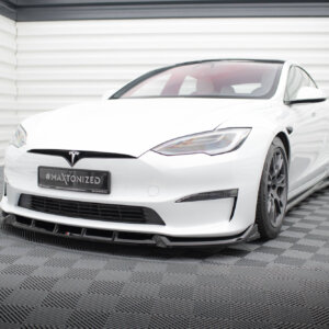 Maxton sprednji splitter V.1 za Tesla Model S Plaid Mk1 Facelift