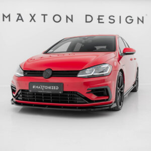 Maxton sprednji splitter V.1 za Volkswagen Golf R / R-Line Mk7 Facelift