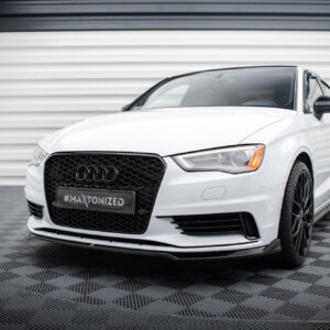 Maxton sprednji splitter V.2 za Audi A3 Sedan 8V
