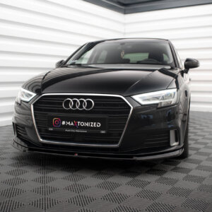 Maxton sprednji splitter V.2 za Audi A3 Sportback 8V Facelift