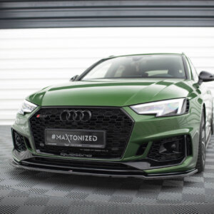 Maxton sprednji splitter V.2 za Audi RS4 B9