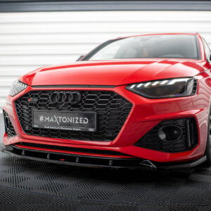 Maxton sprednji splitter V.2 za Audi RS4 B9 Facelift