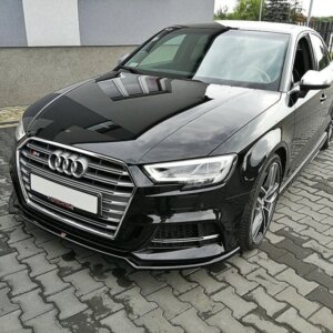 Maxton sprednji splitter V.2 za Audi S3 / A3 S-Line 8V FL Sedan