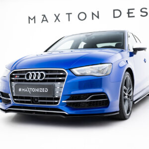 Maxton sprednji splitter V.2 za Audi S3 / A3 S-Line 8V Sedan / Cabrio