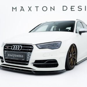 Maxton sprednji splitter V.2 za Audi S3 / A3 S-Line Sportback / Hatchback 8V