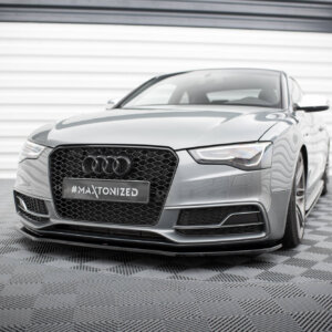 Maxton sprednji splitter V.2 za Audi S5 / A5 S-Line 8T Facelift