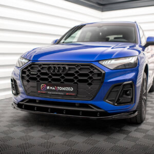 Maxton sprednji splitter V.2 za Audi SQ5 / Q5 S-Line SUV / Sportback Mk2 Facelift