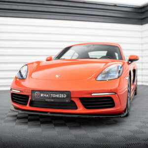 Maxton sprednji splitter V.2 za Porsche 718 Cayman 982c