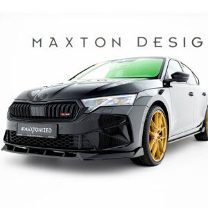 Maxton sprednji splitter V.2 za Skoda Octavia RS Liftback / Combi Mk4 Facelift