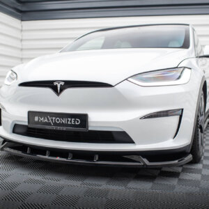 Maxton sprednji splitter V.2 za Tesla Model X Mk1 Facelift