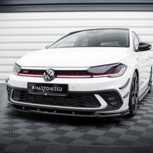Maxton sprednji splitter V.2 za Volkswagen Polo GTI Mk6 Facelift