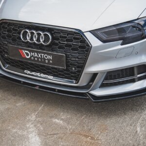 Maxton sprednji splitter V.3 za Audi S3 / A3 S-Line 8V FL Sedan