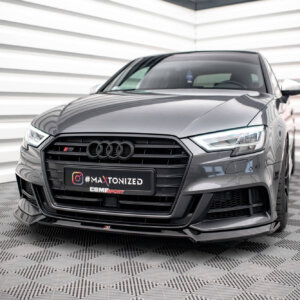 Maxton sprednji splitter V.3 za Audi S3 / A3 S-Line Sportback 8V Facelift