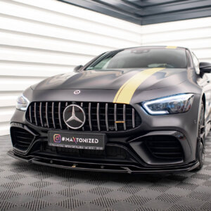 Maxton sprednji splitter V.3 za Mercedes-AMG GT 63S 4 Door Coupe Aero X290
