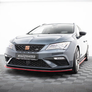 Maxton sprednji splitter V.3 za Seat Leon Cupra / FR Mk3 FL