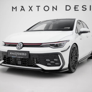 Maxton sprednji splitter V.3 za Volkswagen Golf GTI / GTE / R-Line Mk8 Facelift