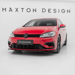 Maxton sprednji splitter V.3 za Volkswagen Golf R / R-Line Mk7 Facelift