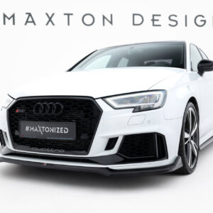 Maxton sprednji splitter V.4 za Audi RS3 Sedan 8V Facelift